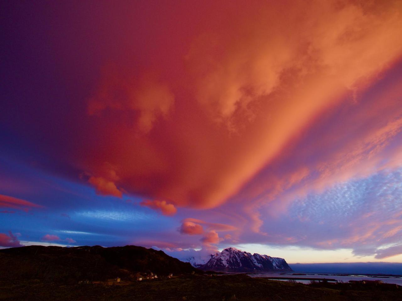 Seaside View Lofoten Bostad المظهر الخارجي الصورة