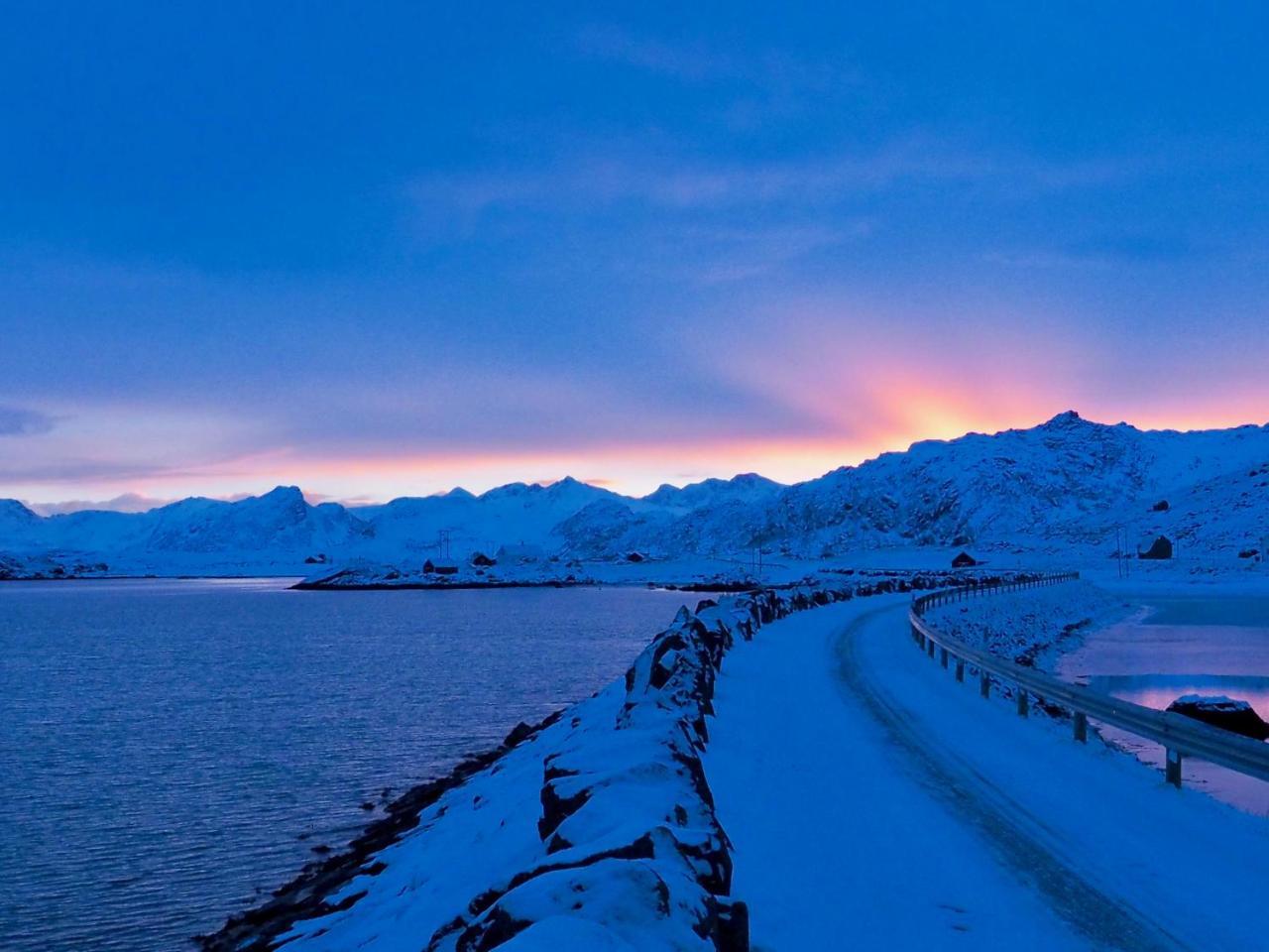 Seaside View Lofoten Bostad المظهر الخارجي الصورة
